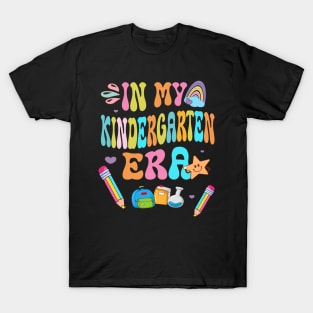 In My Kindergarten Era Retro Back To School Teacher Student T-Shirt